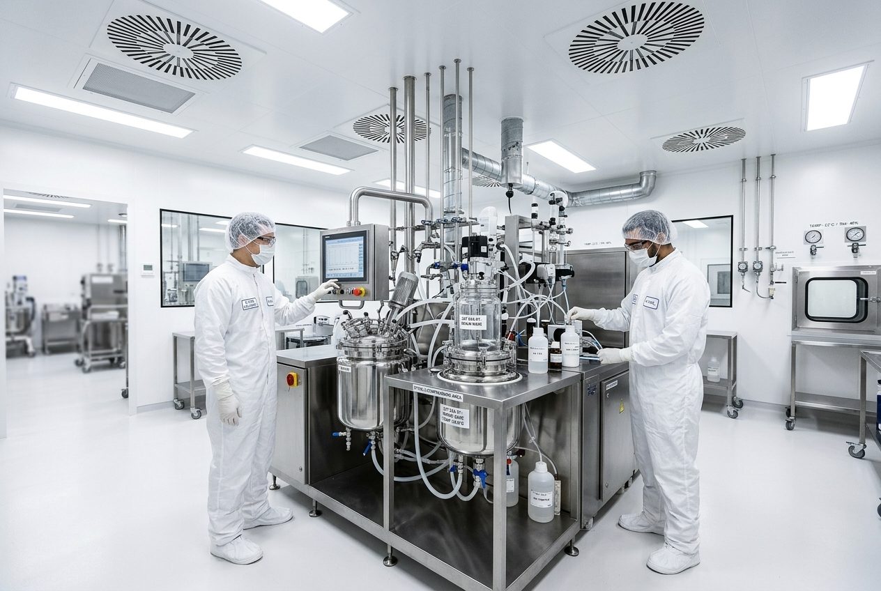 Sterile Cleanroom Processing Setup